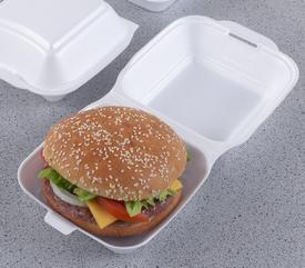 Polystyrene Large Burger Box Fast Food Packaging - image  SLS Catering & Hygiene