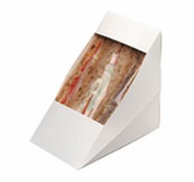 Triple Card Sandwich Wedge Fast Food Packaging - image  SLS Catering & Hygiene
