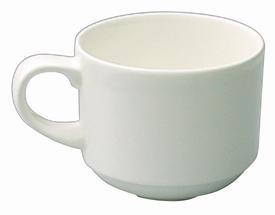 Alchemy White Stacking Tea Cup Tableware - image © SLS Catering & Hygiene