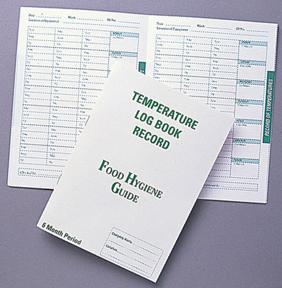 Temperature Log Book Catering Hygiene - image  SLS Catering & Hygiene
