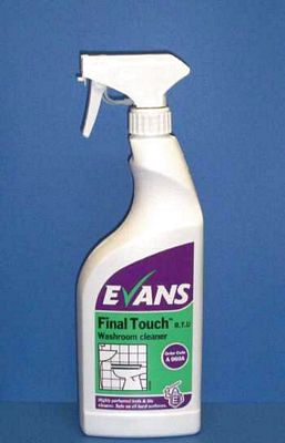 Evans Final Touch Cleaning Chemicals - image © SLS Catering & Hygiene