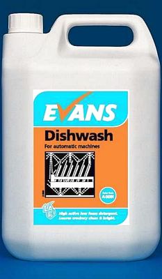Evans Auto Dishwash Liquid Machine Cleaning Chemicals - image © SLS Catering & Hygiene