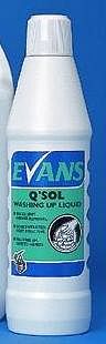 Evans Q-Sol Washing up Liquid Cleaning Chemicals - image © SLS Catering & Hygiene