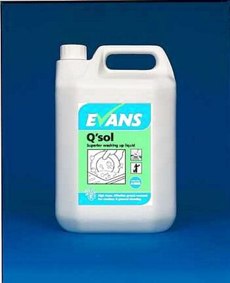 Evans Q-Sol Washing Up Liquid Cleaning Chemicals - image © SLS Catering & Hygiene