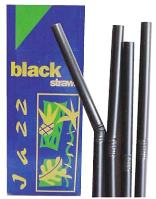 Bottle Straws Black 12" Bar Glassware & Accessories - image  SLS Catering & Hygiene