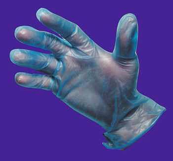 Gloves Vinyl Disposable Blue Chef Shop - image  SLS Catering & Hygiene