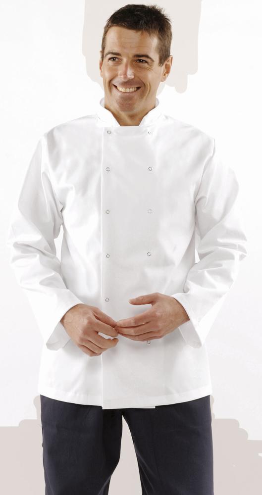 Vegas Long Sleeve Jacket White Chef Shop - image  SLS Catering & Hygiene