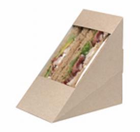 Deep Filled Card Sandwich Wedge Fast Food Packaging - image  SLS Catering & Hygiene