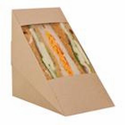 Triple Card Sandwich Wedge Fast Food Packaging - image  SLS Catering & Hygiene